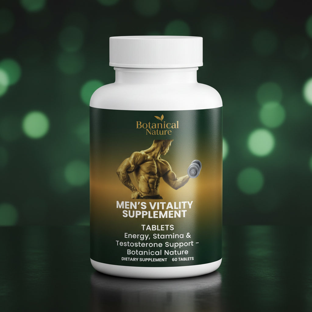 Men's Vitality: Natural Supplements to Support Energy, Strength & Hormonal Balance