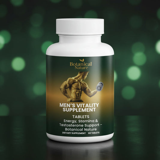 Men's Vitality: Natural Supplements to Support Energy, Strength & Hormonal Balance